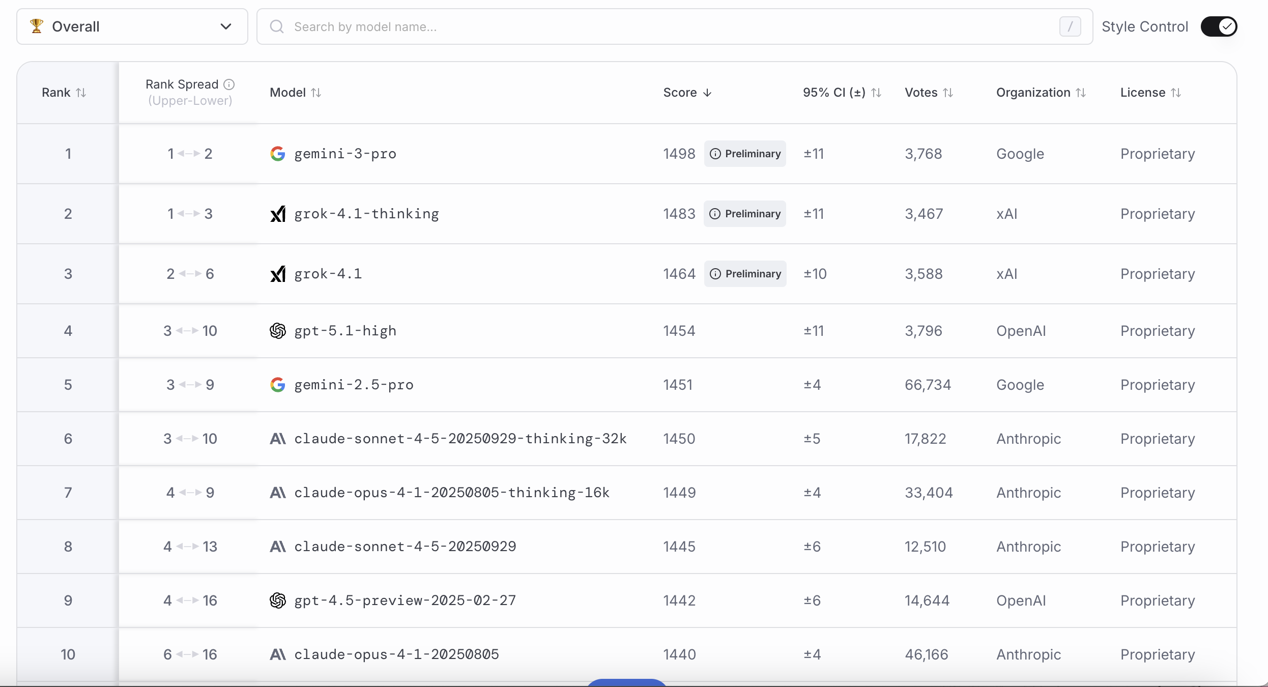 AIMirror 平台 Gemini 3.0 Pro 模型界面